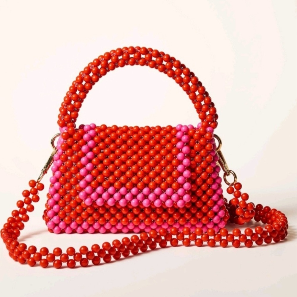 Kate Spade X Target Bag red and pink beaded purse